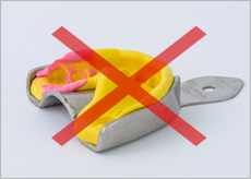 歯の型取りが不要